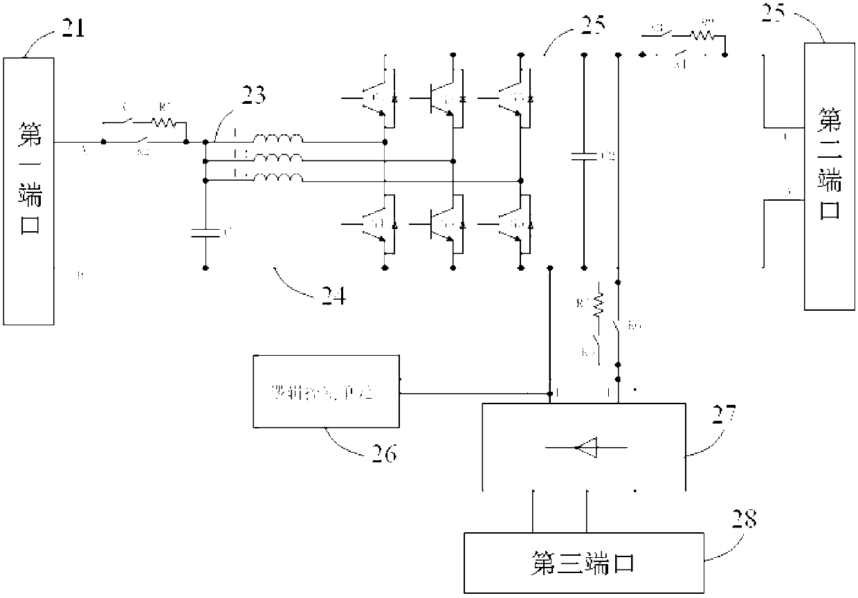 Direct-current converter and electric automobile direct-current power supply system