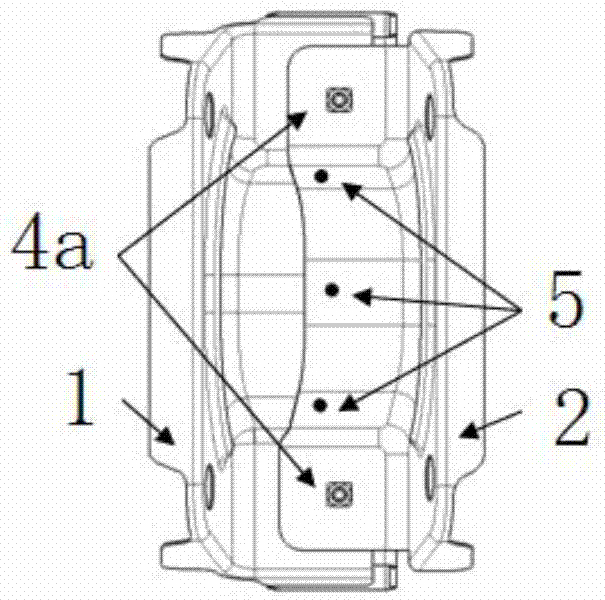 Automobile central channel reinforcement structure
