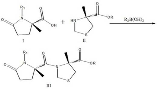 A kind of synthetic method of pidotimod