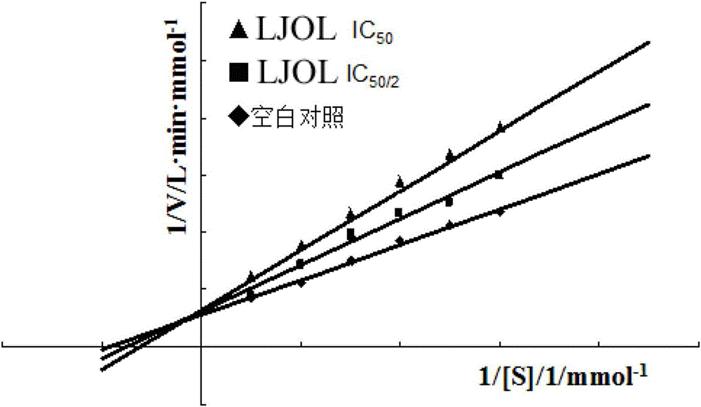 Application of Ligularia jaluensis in preparation of xanthine oxidase inhibitors