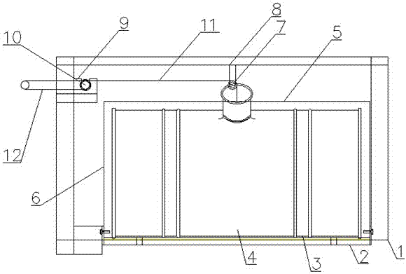 A passenger car fuel tank lifting assembly device