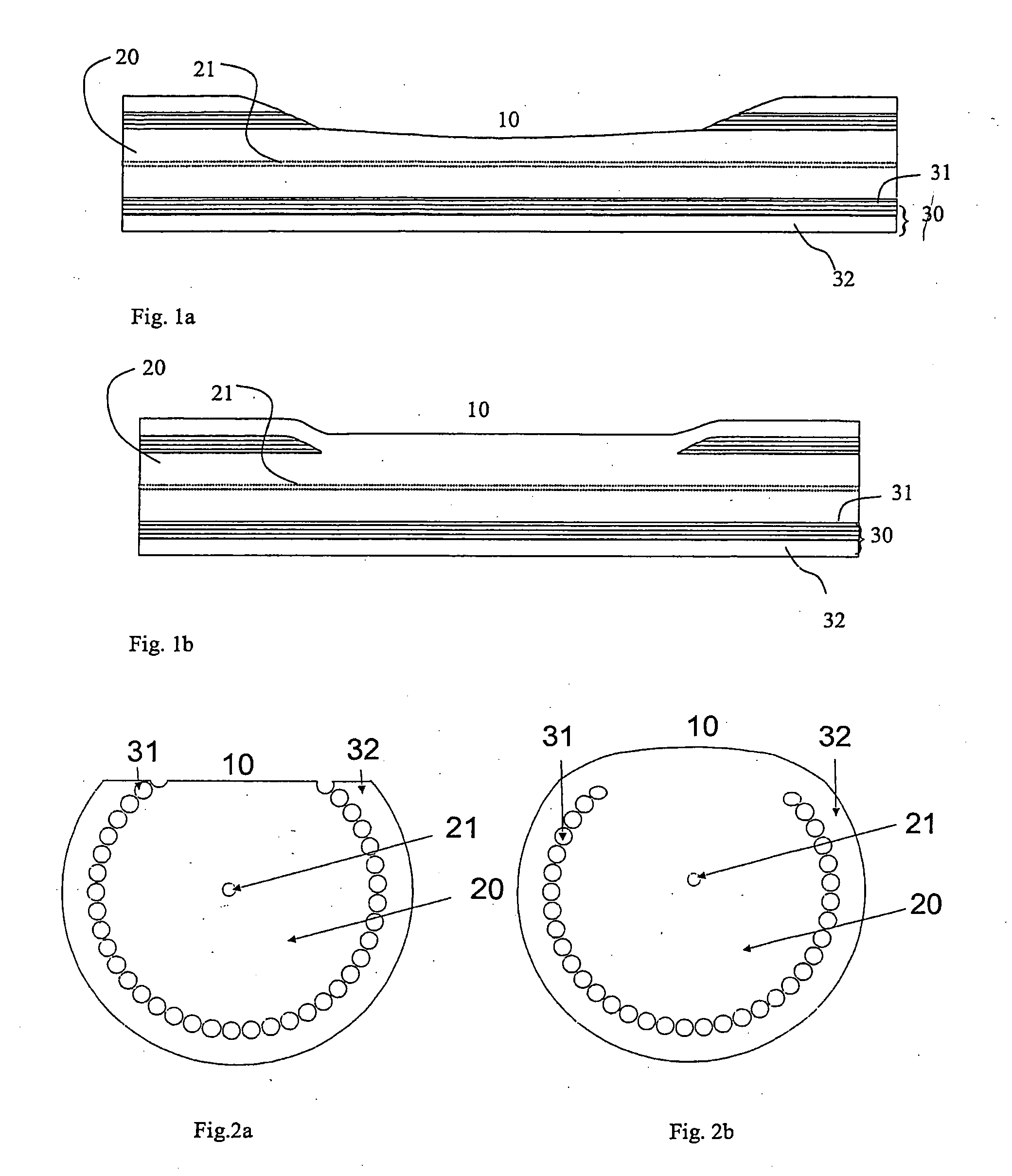 Microstructured optical fibre with cladding recess, a method of its production, and apparatus comprising same