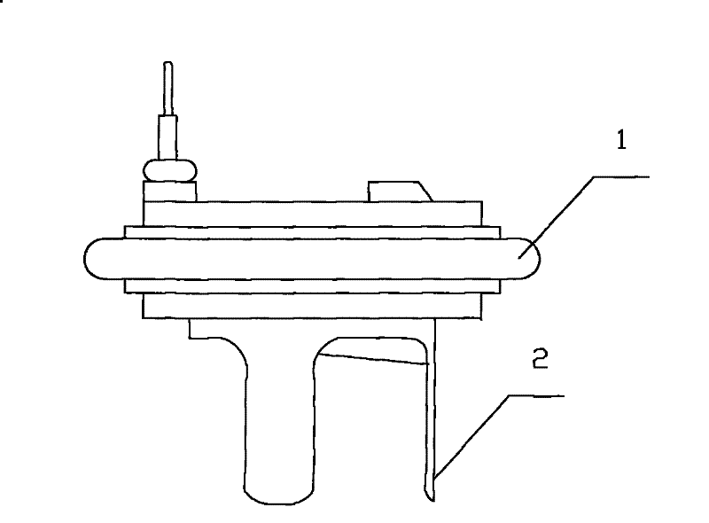 Assembled artificial heart biological valve treatment device for repeated replacement under minimally invasive surgery