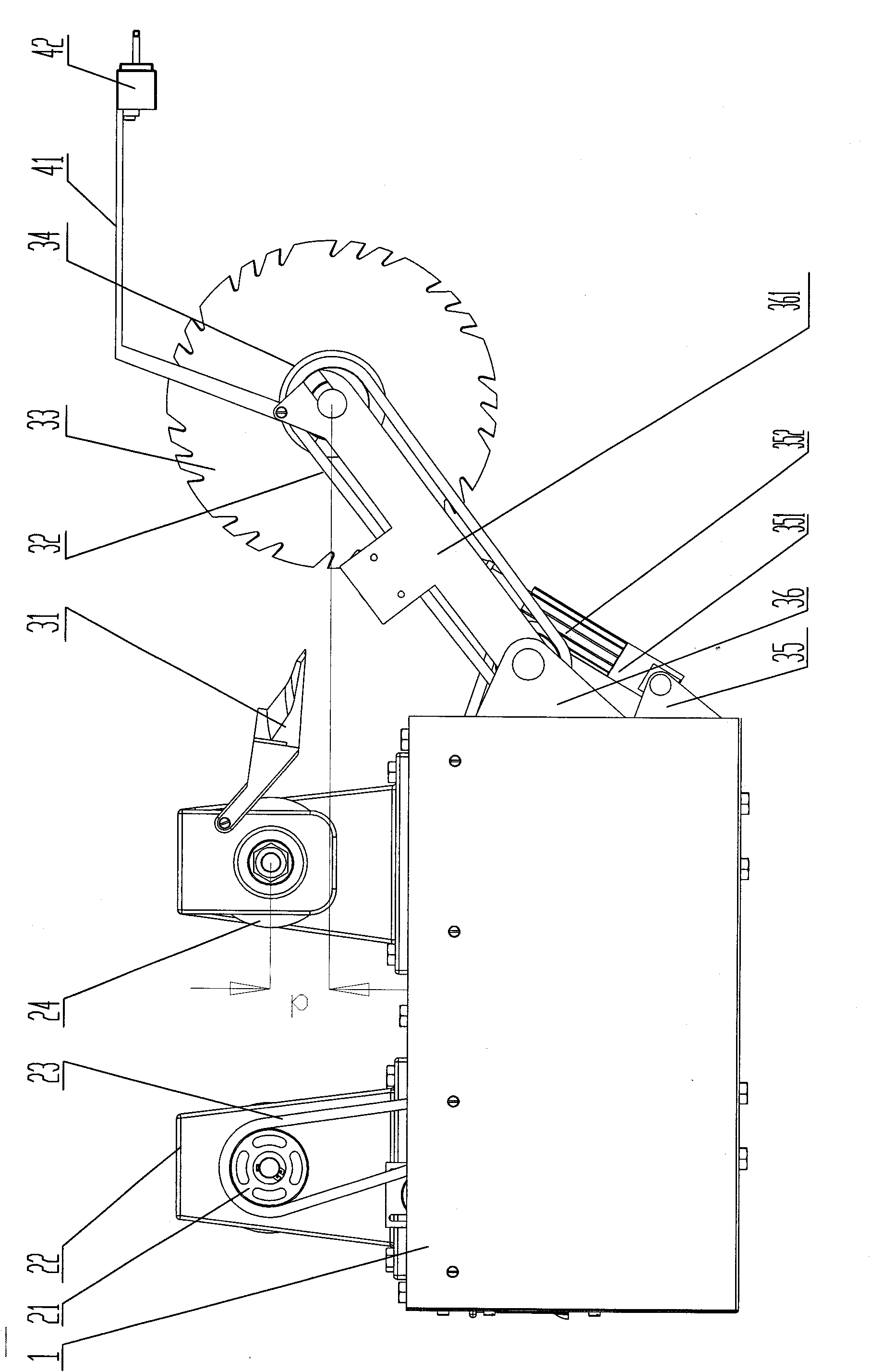 Cable mechanical de-icing device