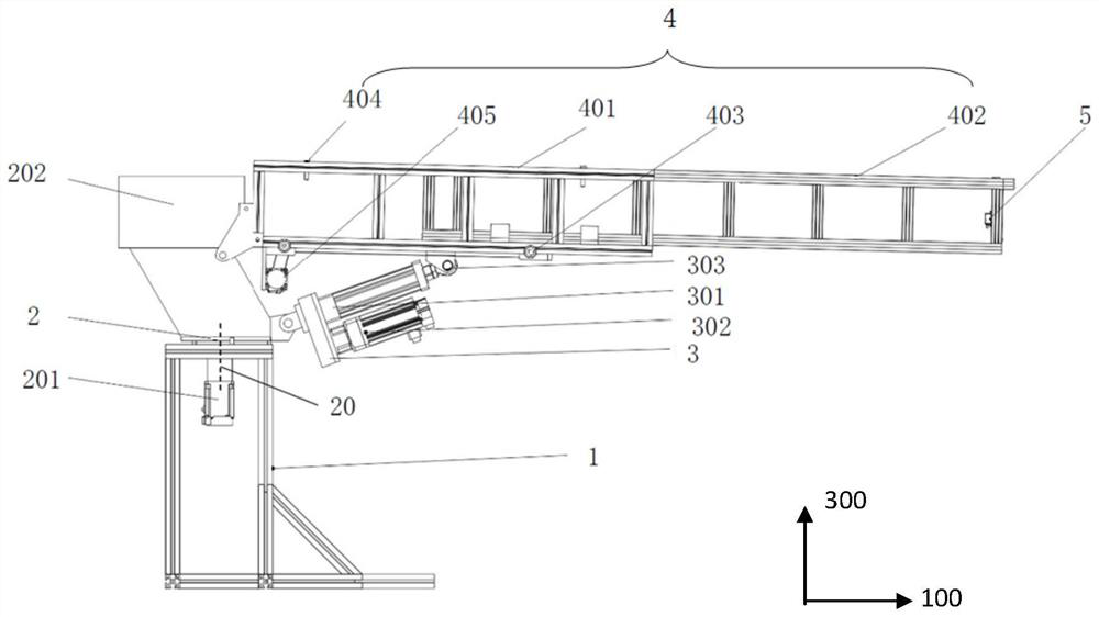 Wave compensation gangway ladder system and control method thereof