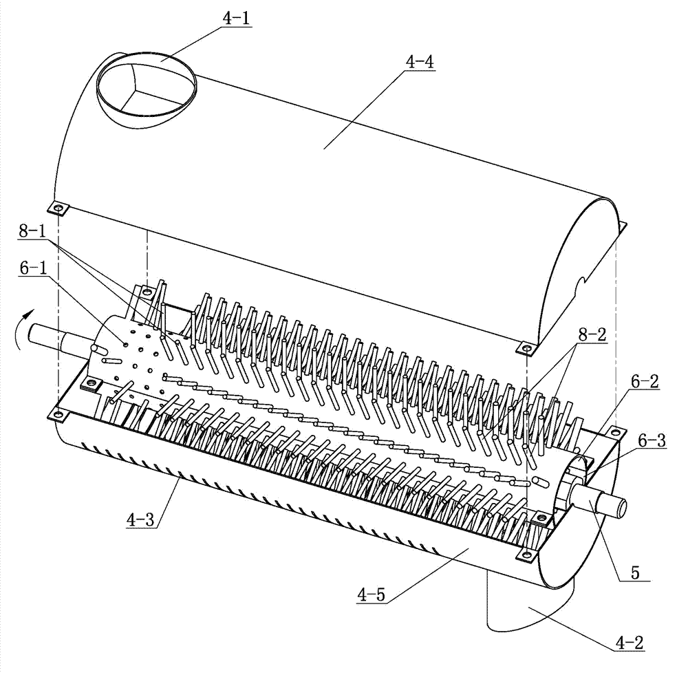 Wild jujube kernel removing machine