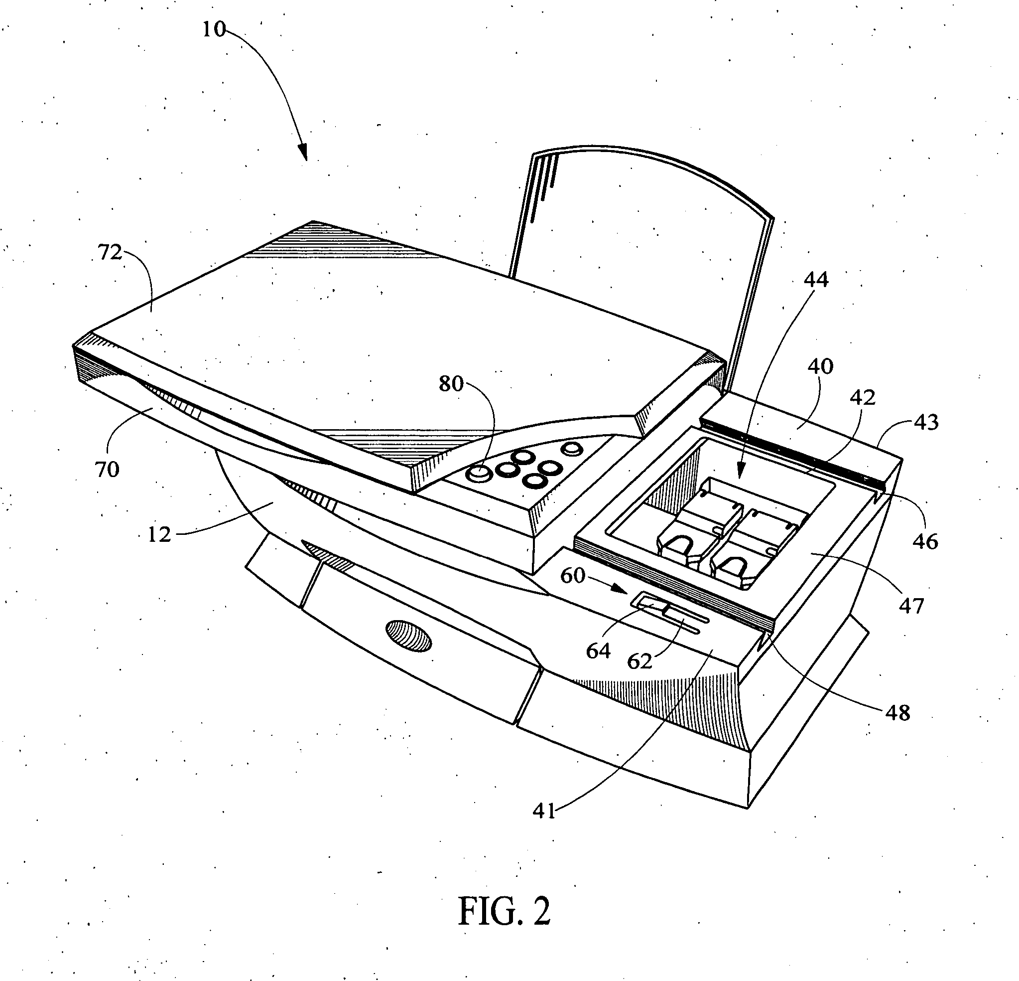 Image recording apparatus with slidably opening scanner bed