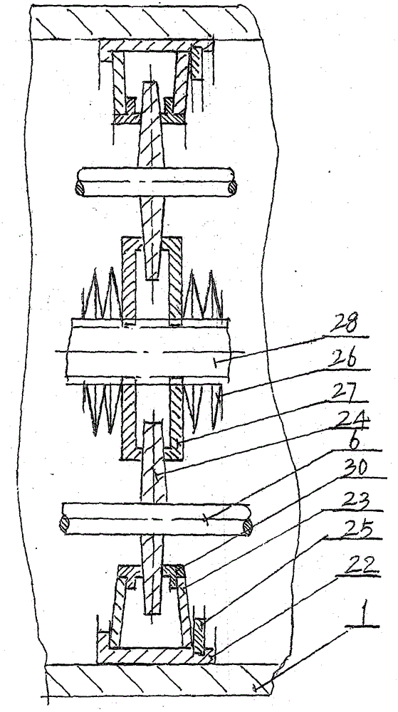 A variable speed transmission mechanism with radial roller screw