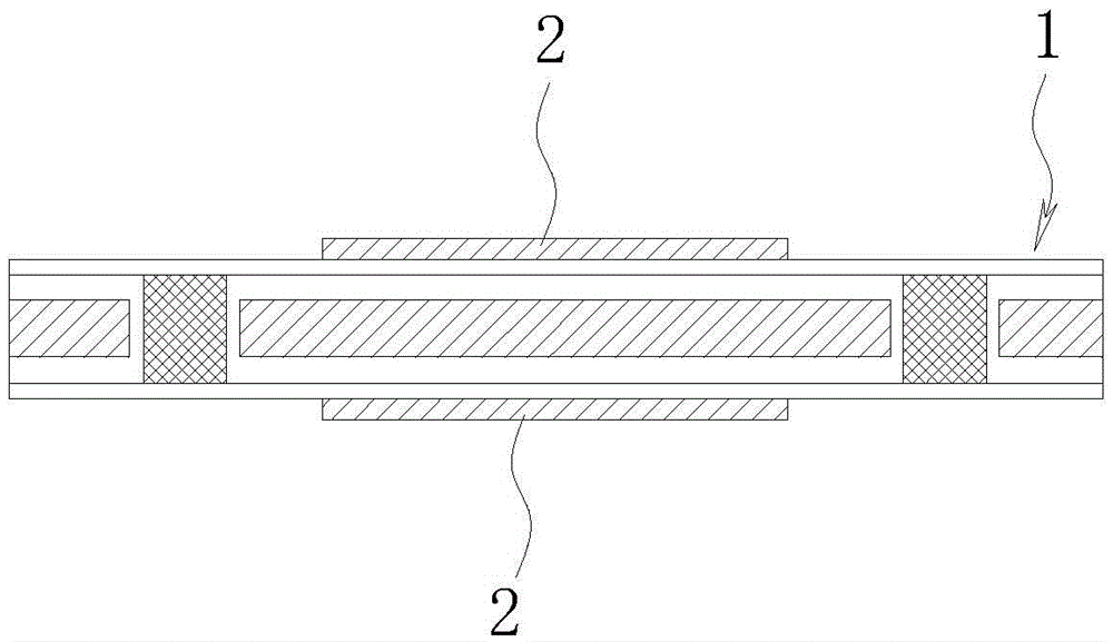 A kind of preparation method of symmetrical rigid-flex board