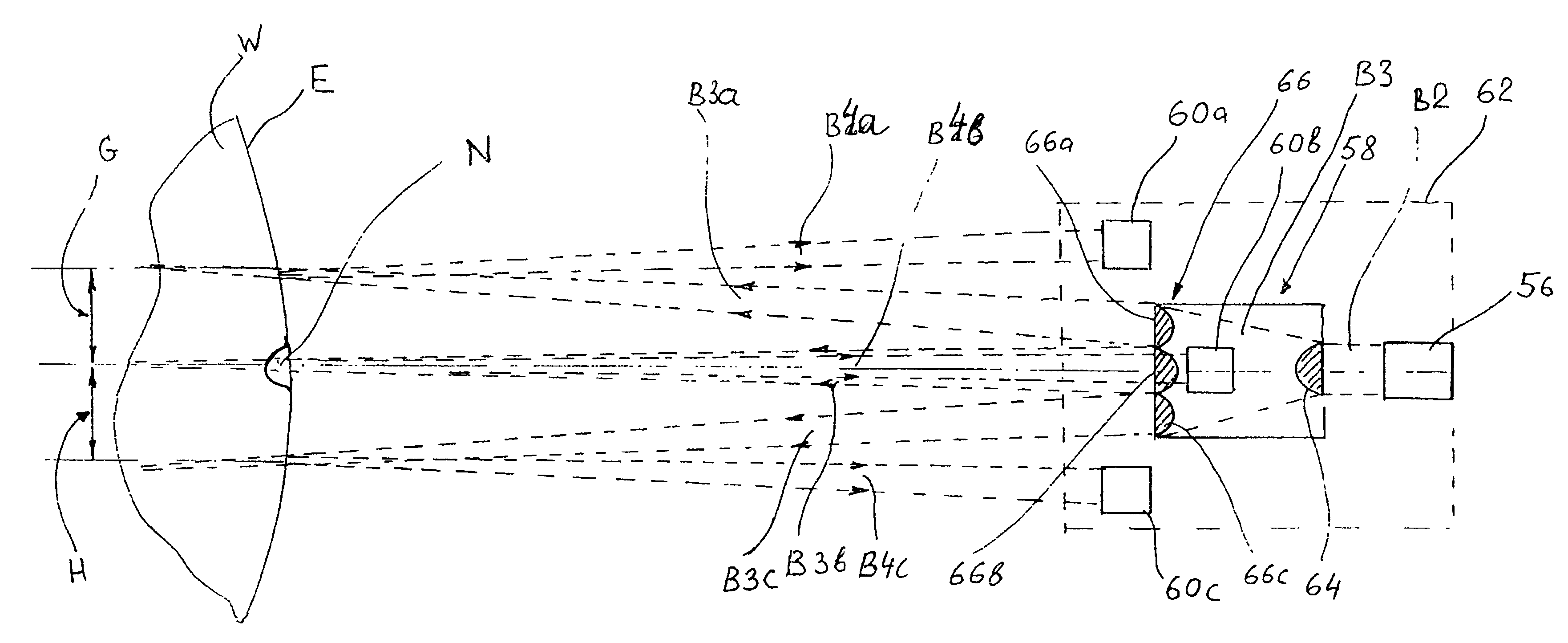Mapping sensor system for detecting positions of flat objects