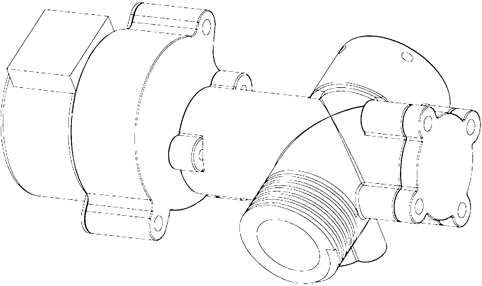 Magnetic driving device and valve body structure based on same