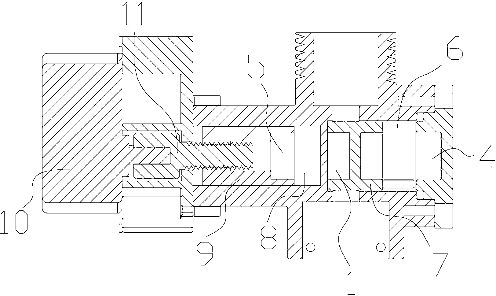 Magnetic driving device and valve body structure based on same