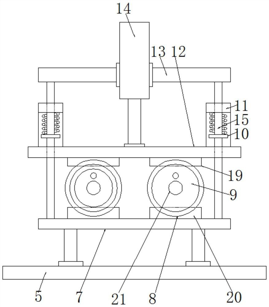 Oil pipe inner wall cleaning device for oil development