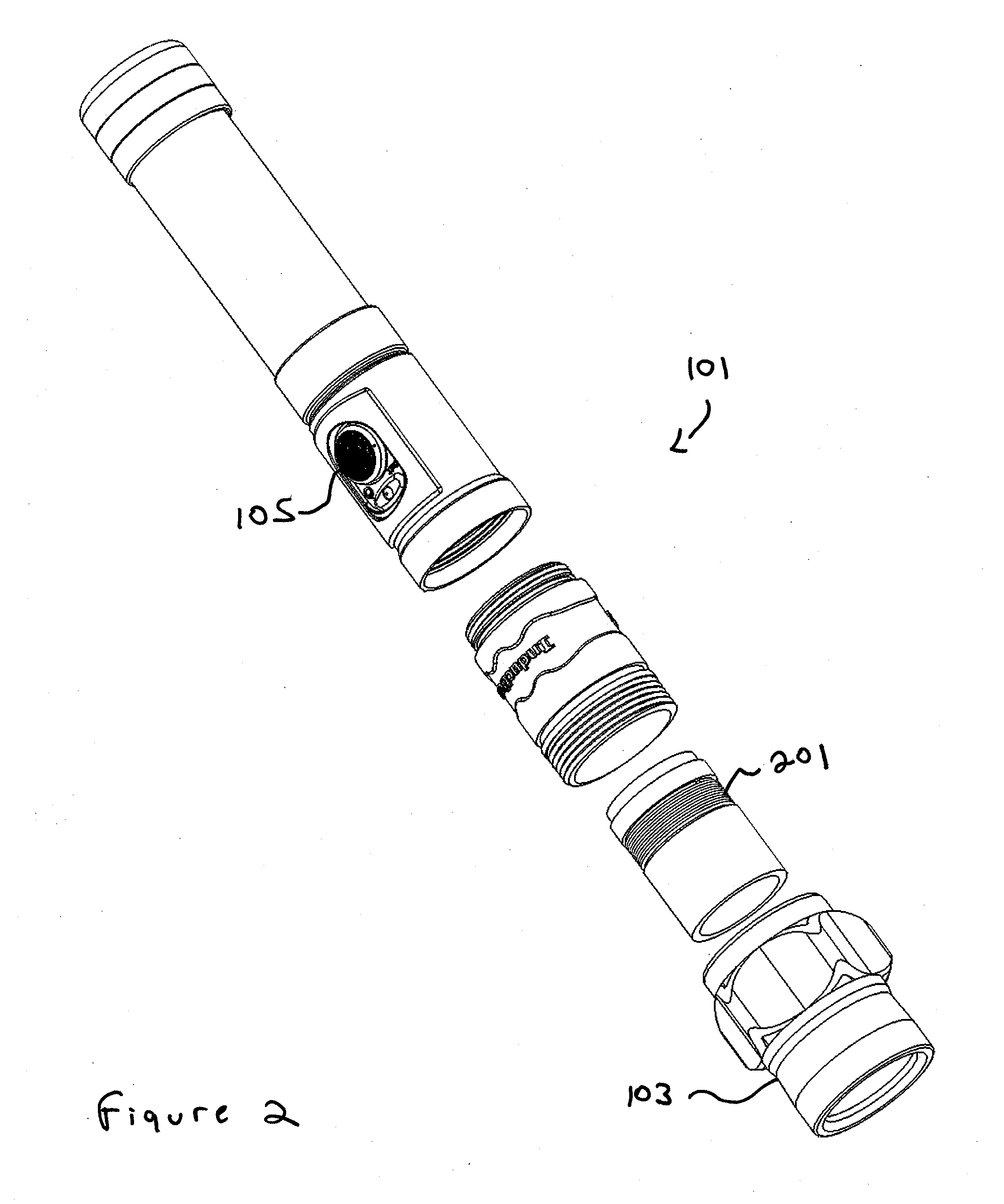 Inductive Flashlight Charging System with Concentric Coils