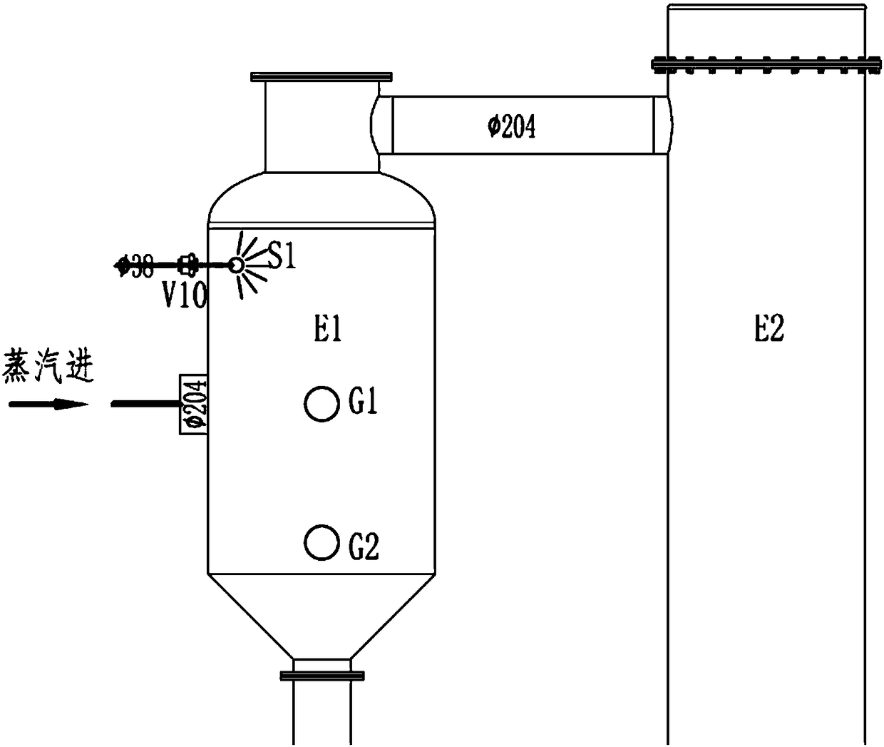 Cream production line residue cleaning system