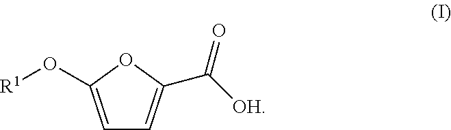 Synthetic process for preparing 2-furoic acid derivatives