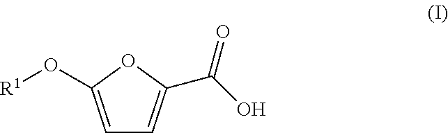 Synthetic process for preparing 2-furoic acid derivatives