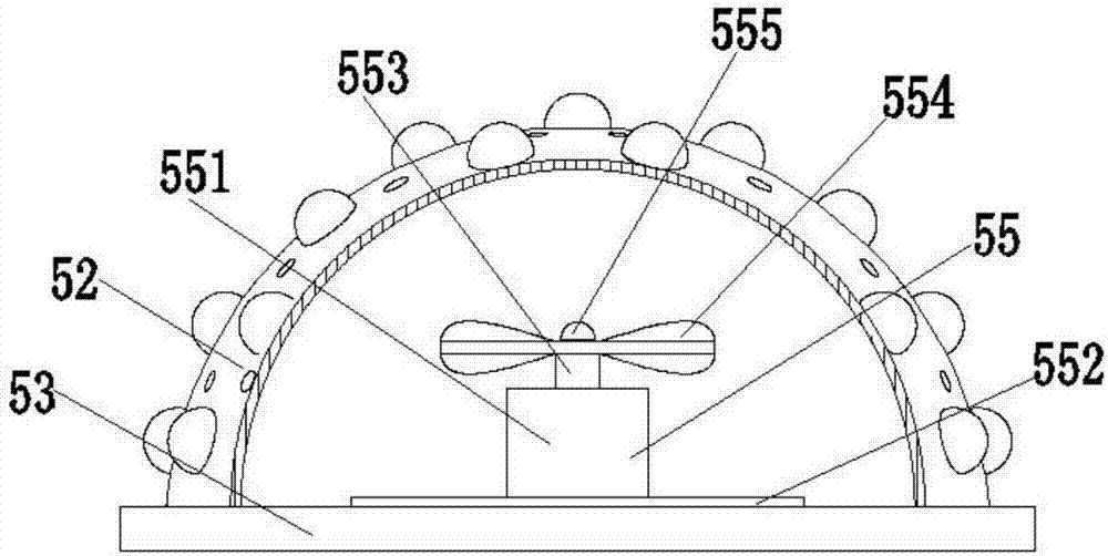 An armpit healthcare massage actuator