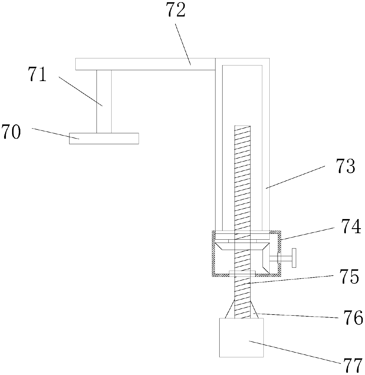 Power cable distribution box capable of realizing cable butt joint