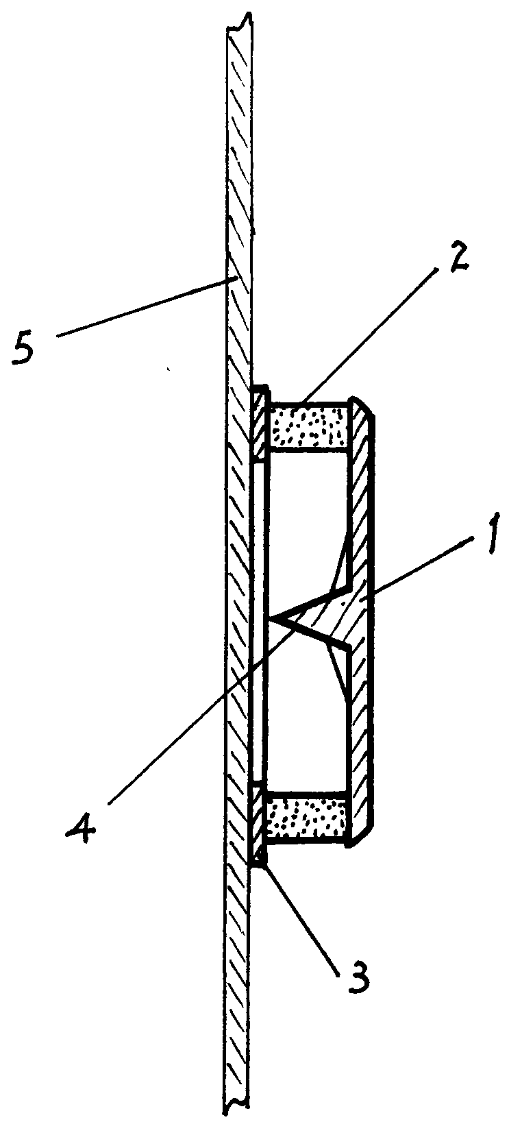 Hand-knocking-type window glass breaking device