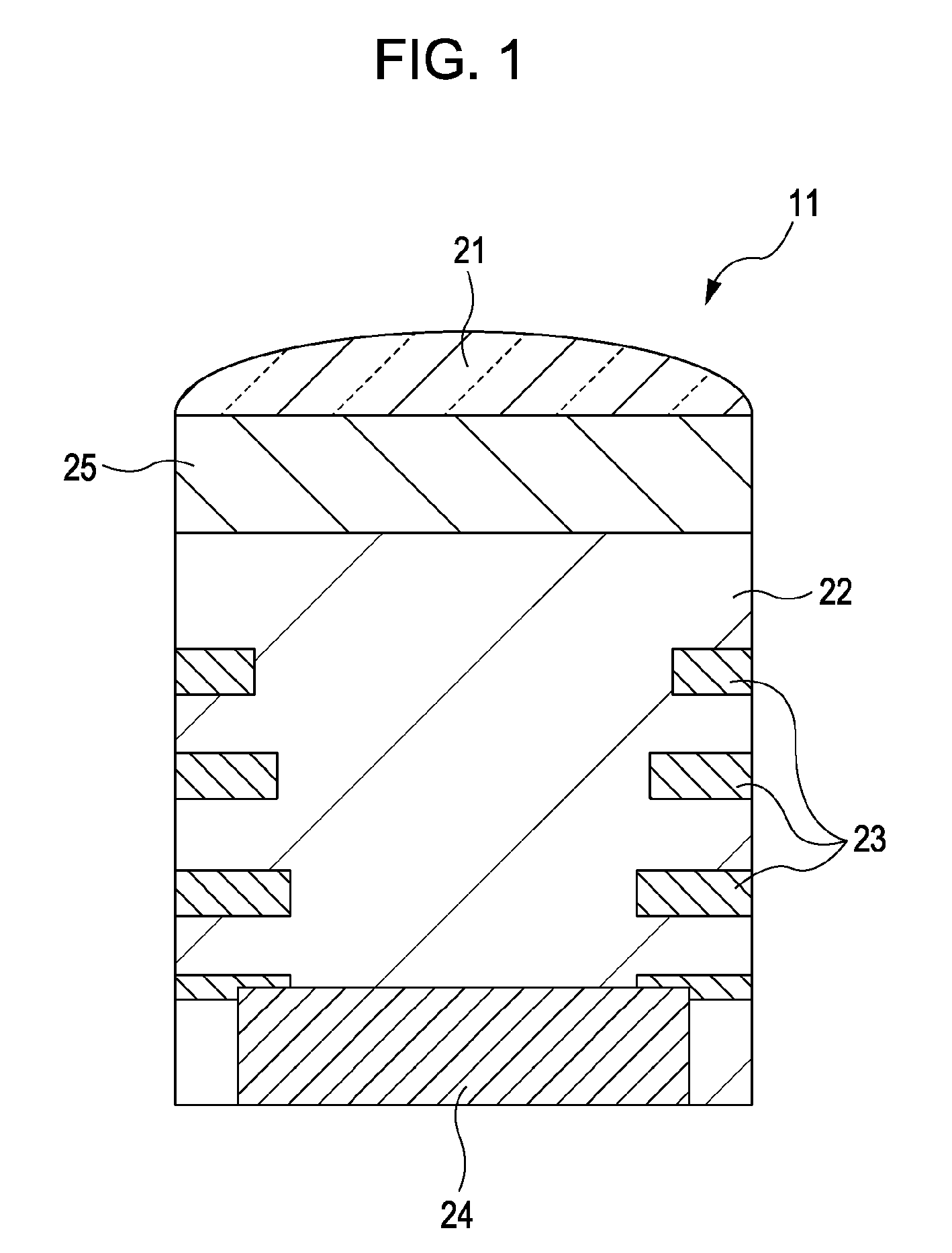 Optical element and solid-state imaging device for selective electromagnetic component extraction
