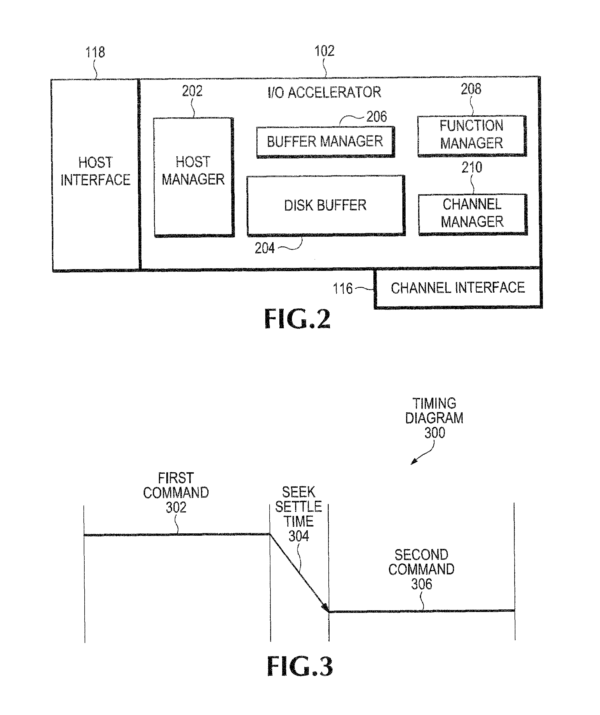 Input/output decoupling system method having a cache for exchanging data between non-volatile storage and plurality of clients having asynchronous transfers