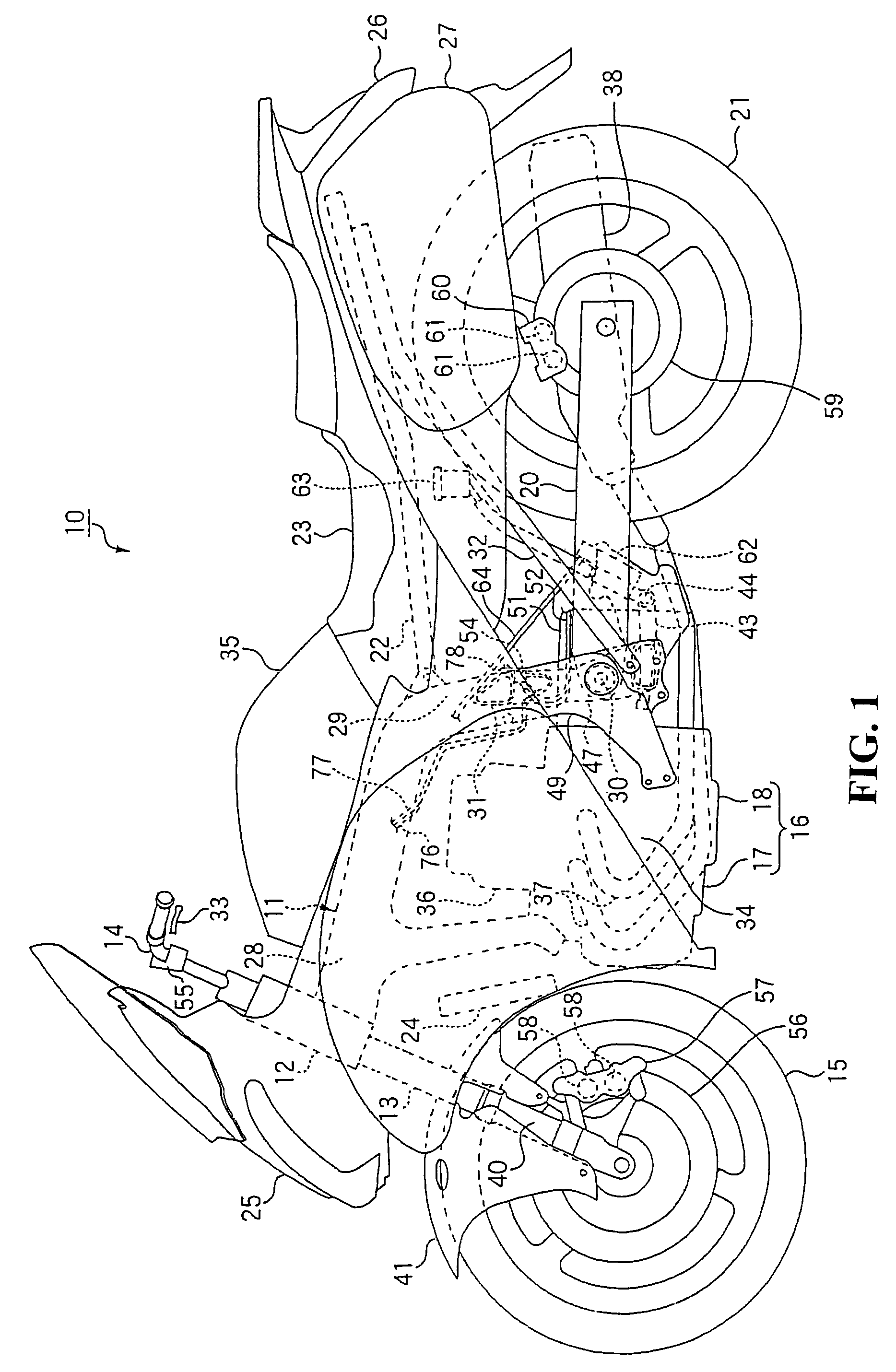 Brake support structure