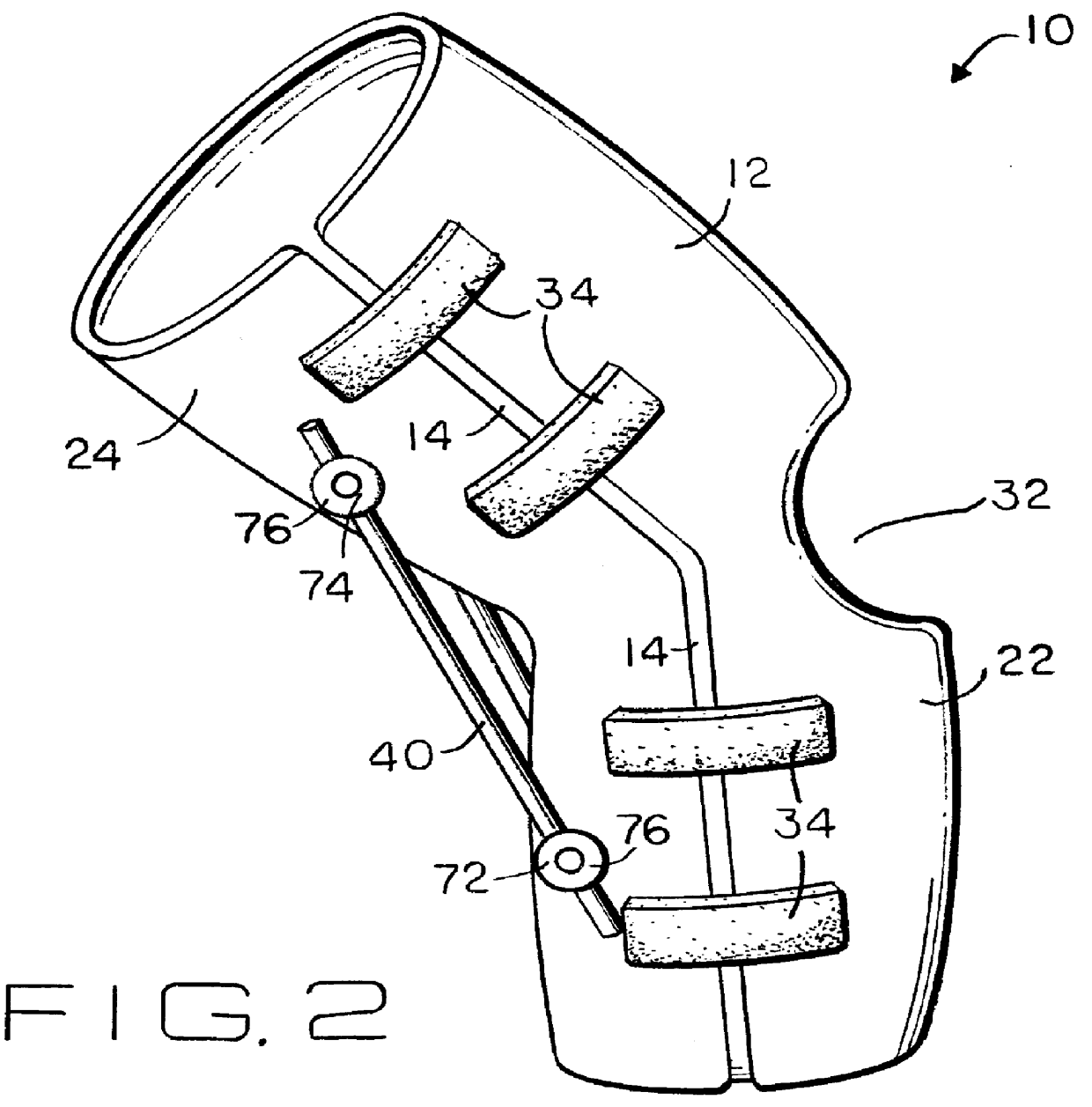 Adjustable tension joint brace apparatus