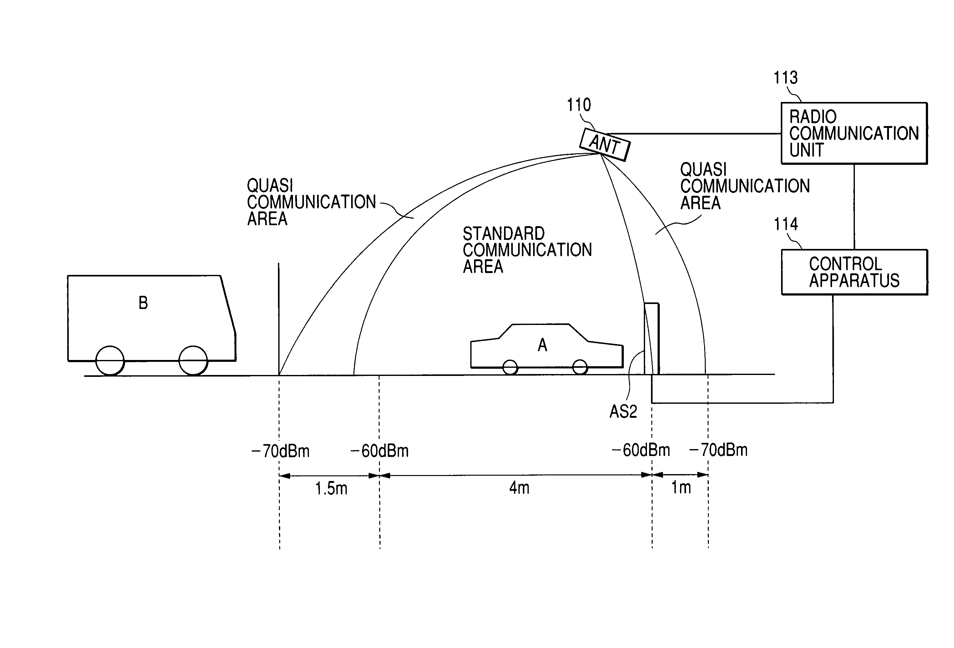 Electronic toll collection system for toll road