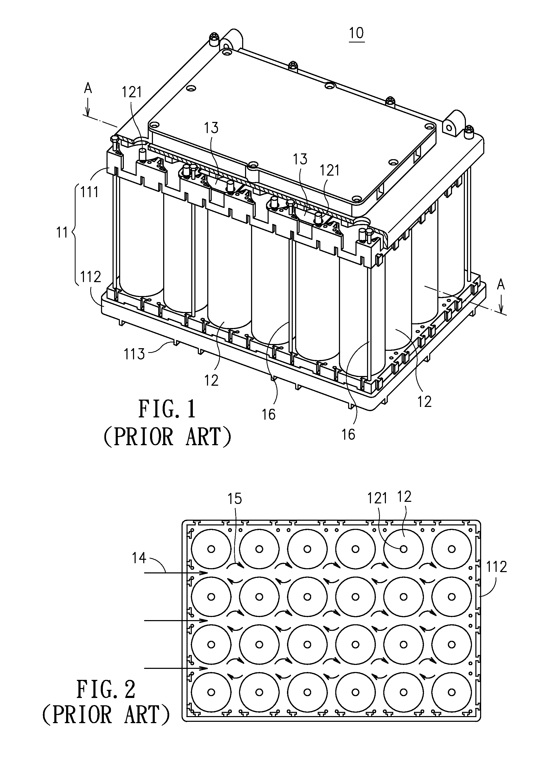 Battery Set with Heat Conducting Jelly