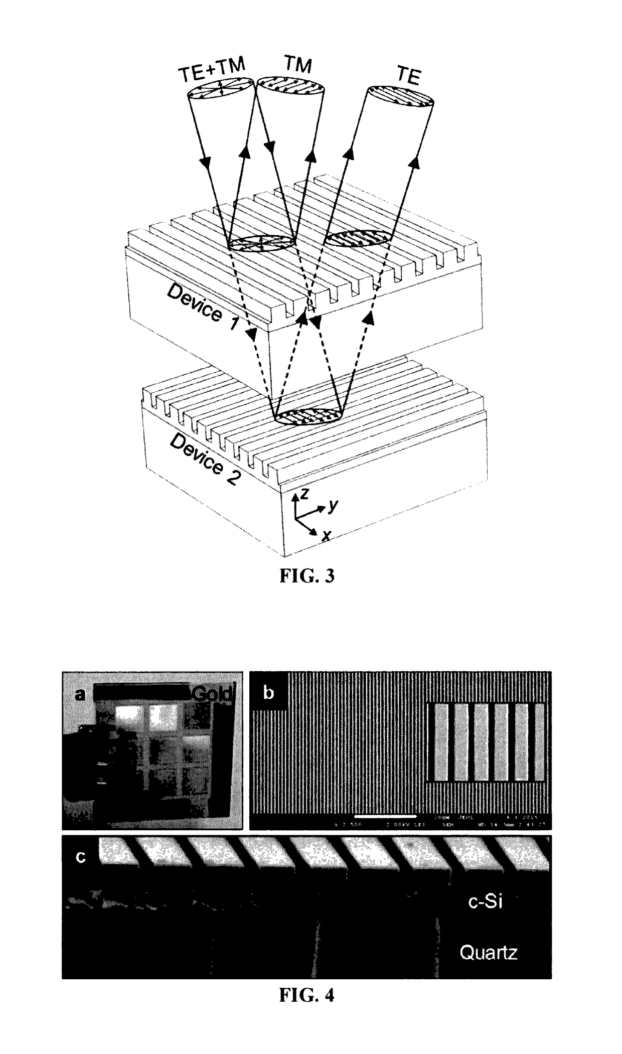 Polarization Independent Wideband Reflectors and Methods for Their Manufacture