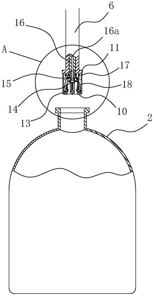 Medicine bottle sterilization device