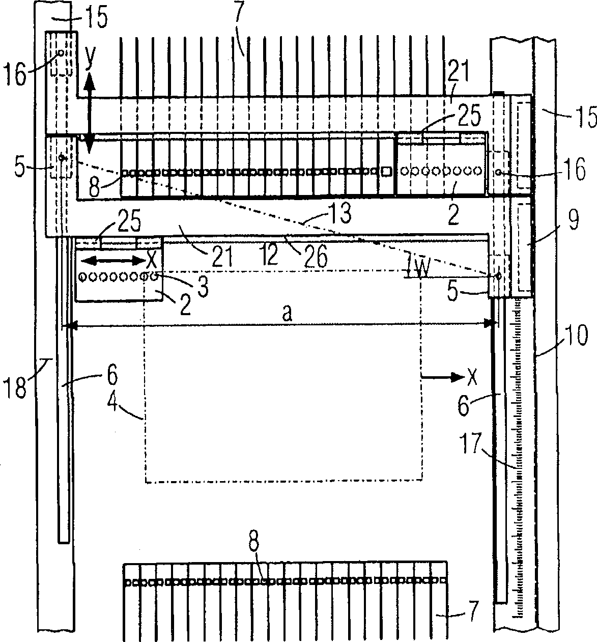 Positioning device with positioning unit capable of linearity moving