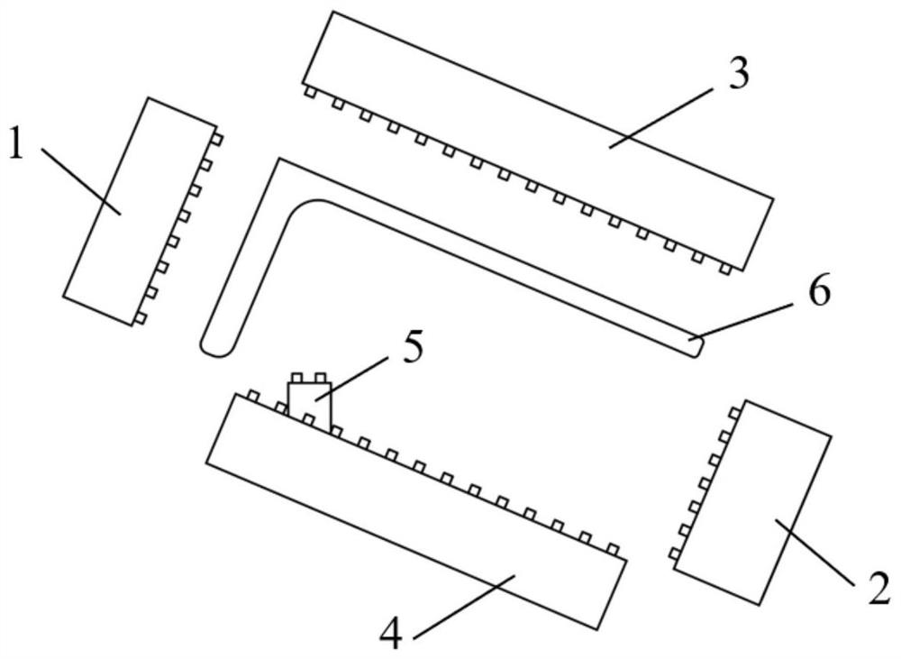 Cooling method for controlling lateral bending deformation after rolling of marine L-shaped steel