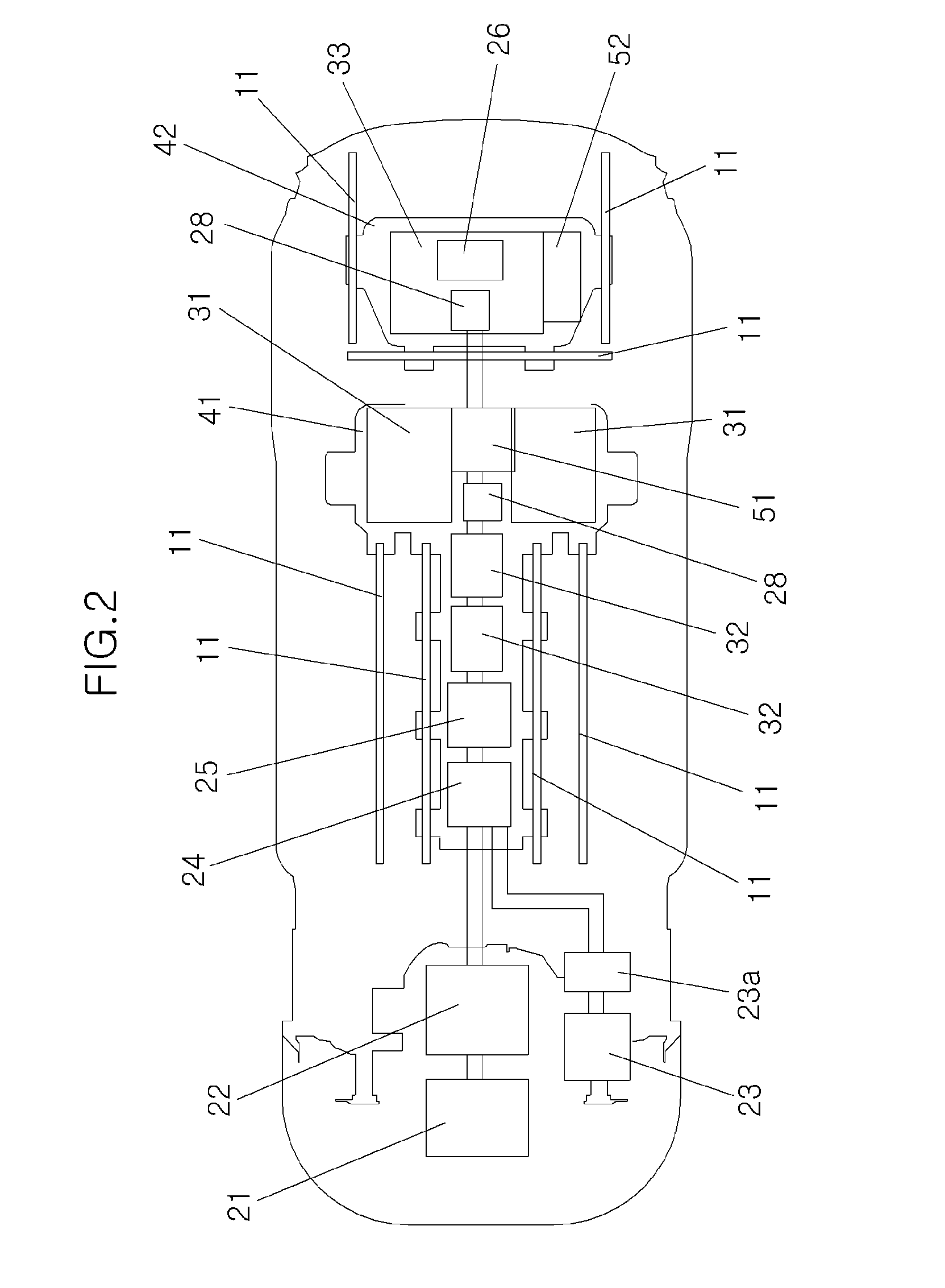 Mounting structure for battery in electric vehicle