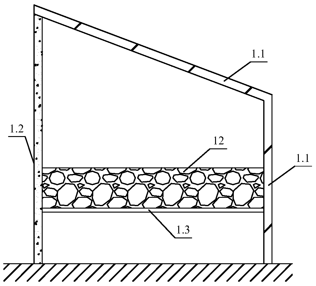Drying system combining hot air and cold air drying