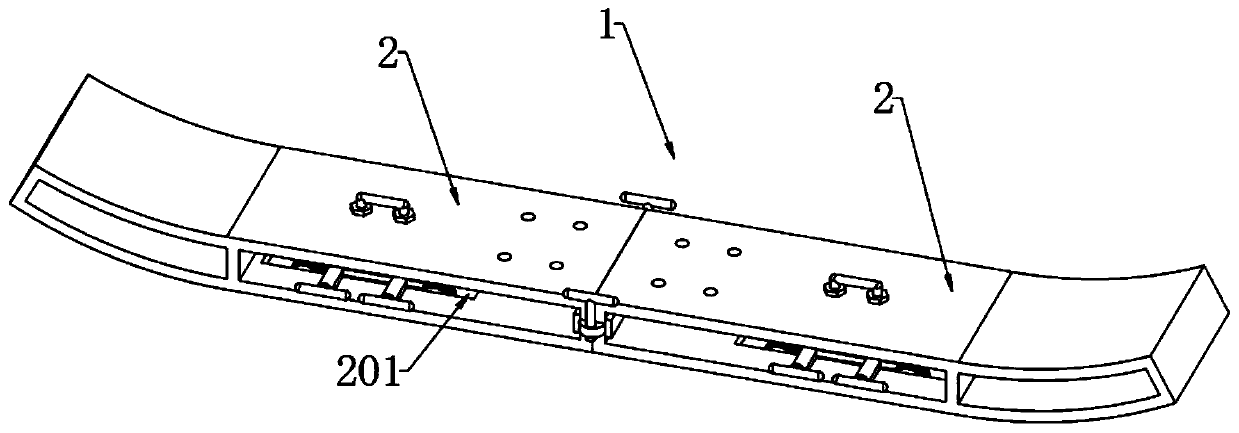 A convenient and portable ski structure for outdoor ski resorts