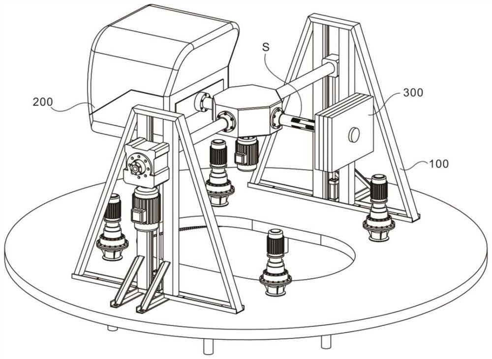 A sports simulation device