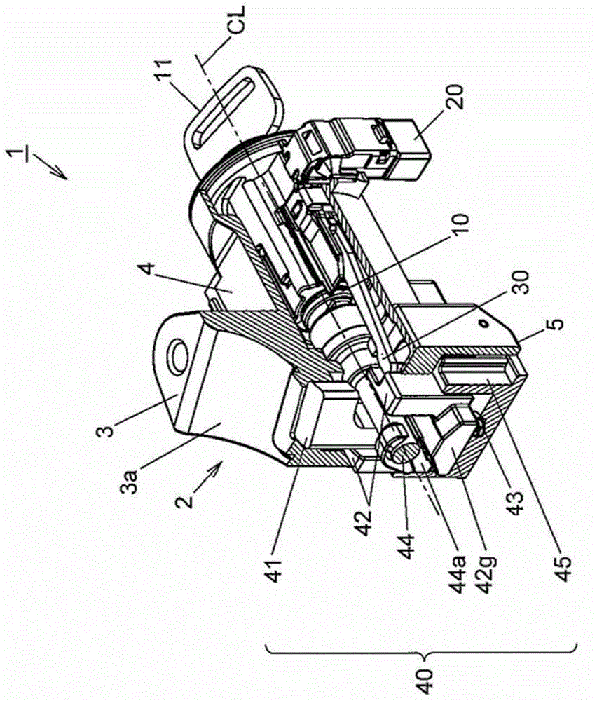 Steering lock device