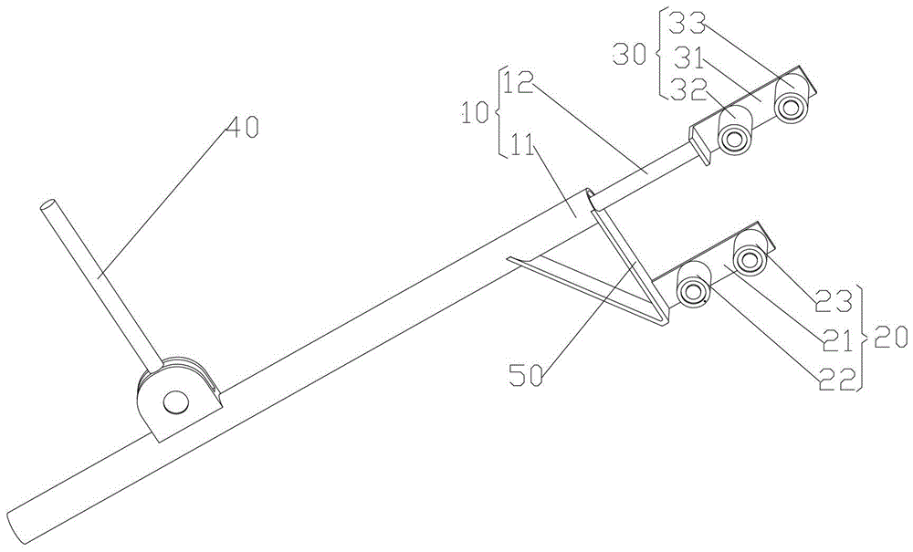 Cable bending device