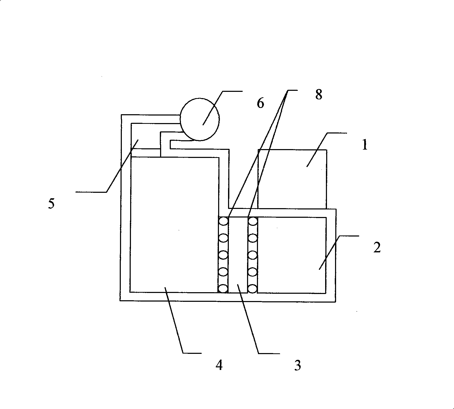 Device and method for flushing gravel using recirculated water at construction site