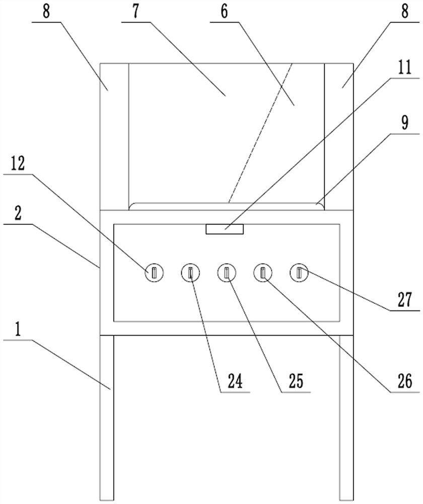 Fuel oil and biomass particles integrated energy-saving stove