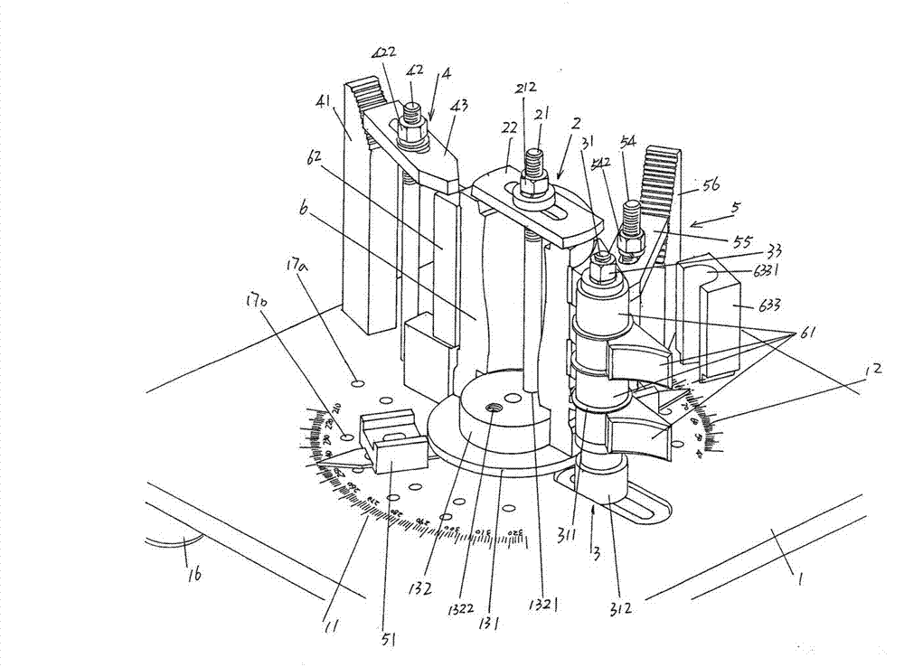 Open-close type frock clamp structure for forming die hinge welding