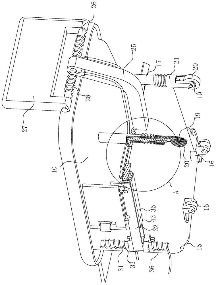 Focus part cleaning device for urinary surgery nursing