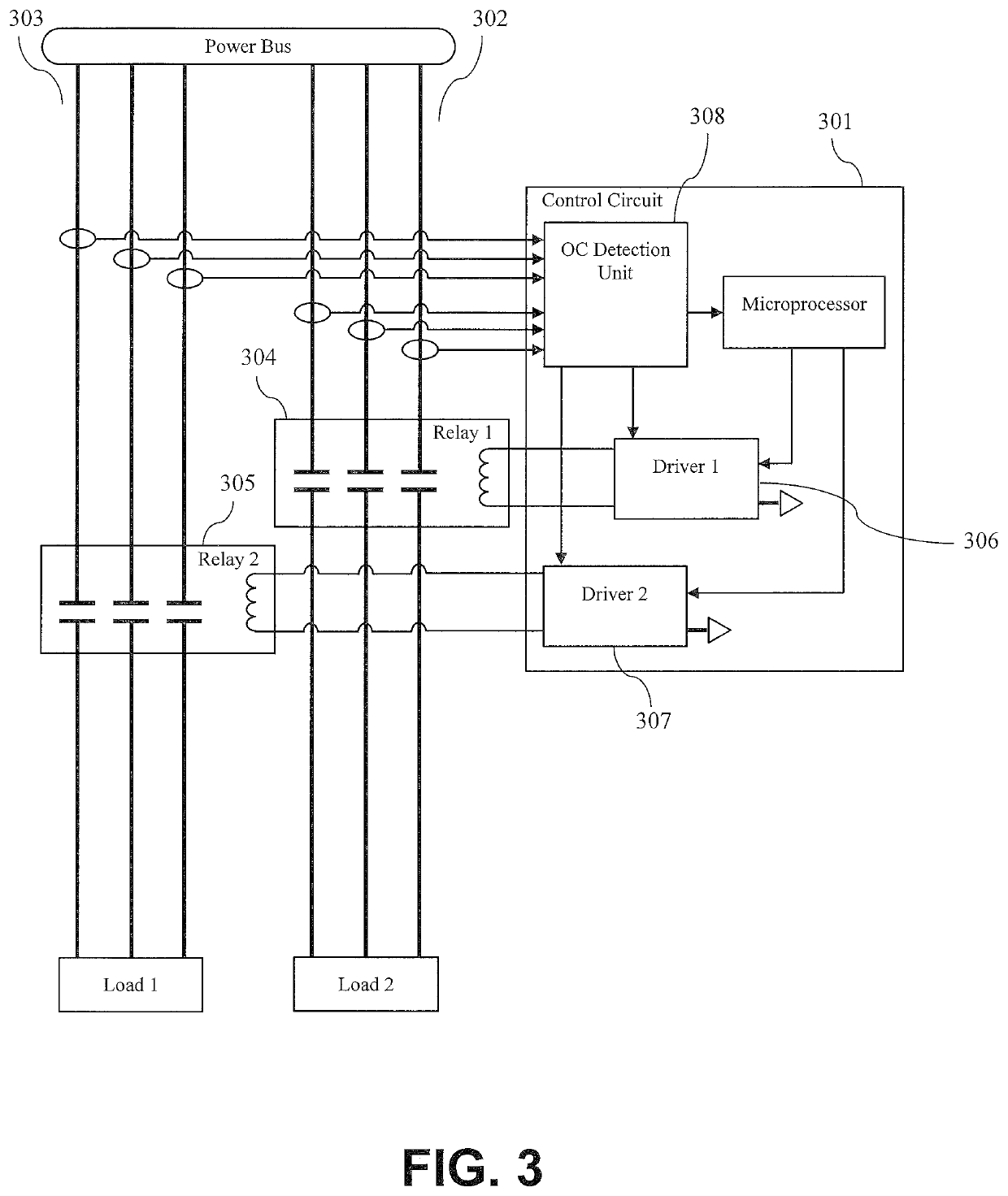 Virtual electronic circuit breaker