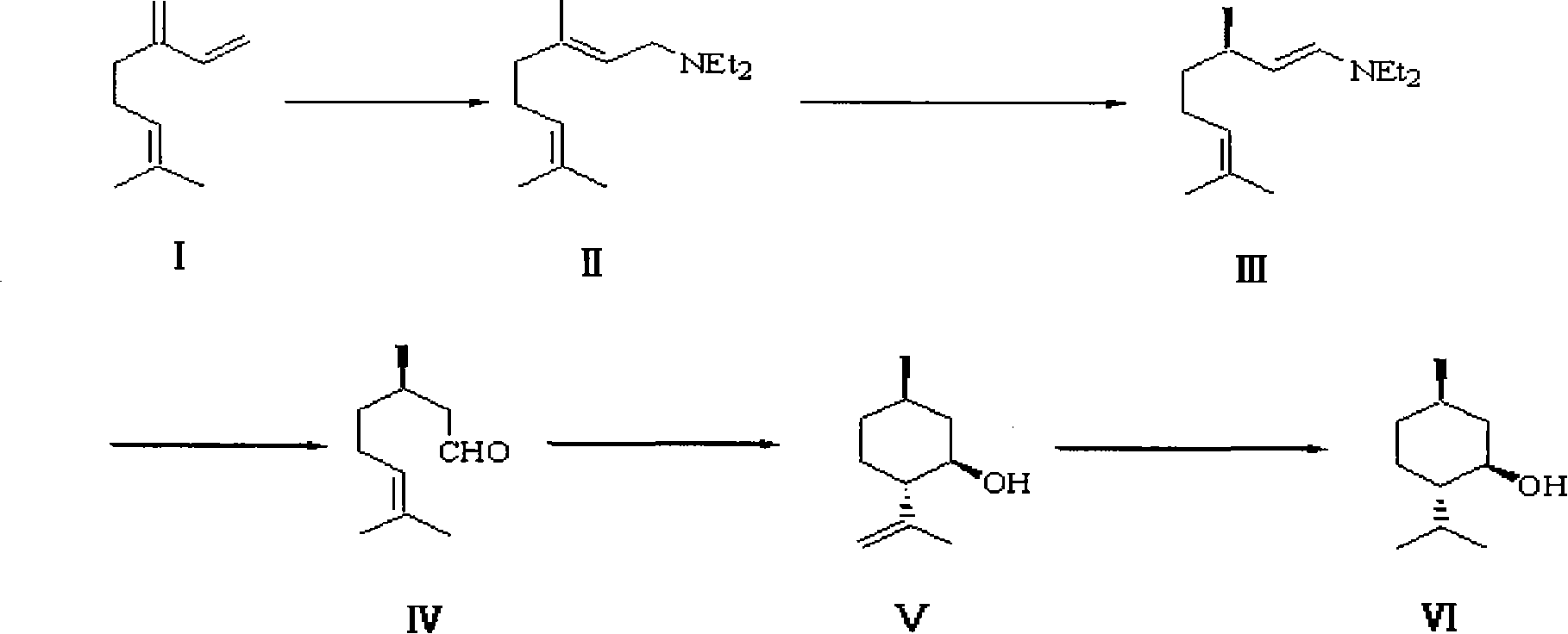 Method for synthesizing L-menthol