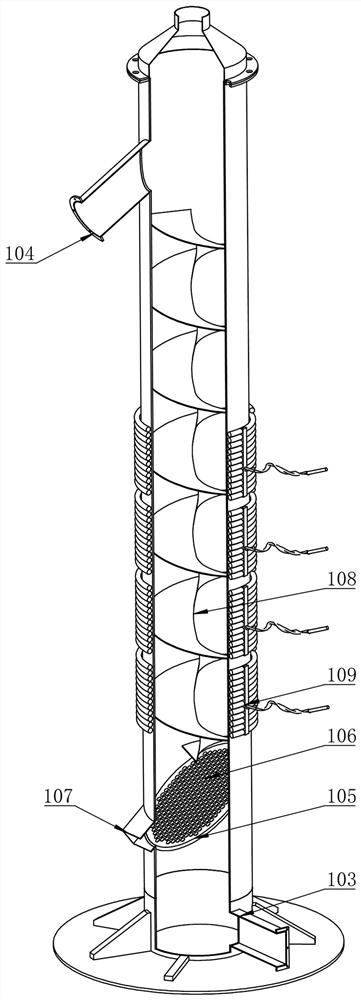 Drying device for bio-organic fertilizer