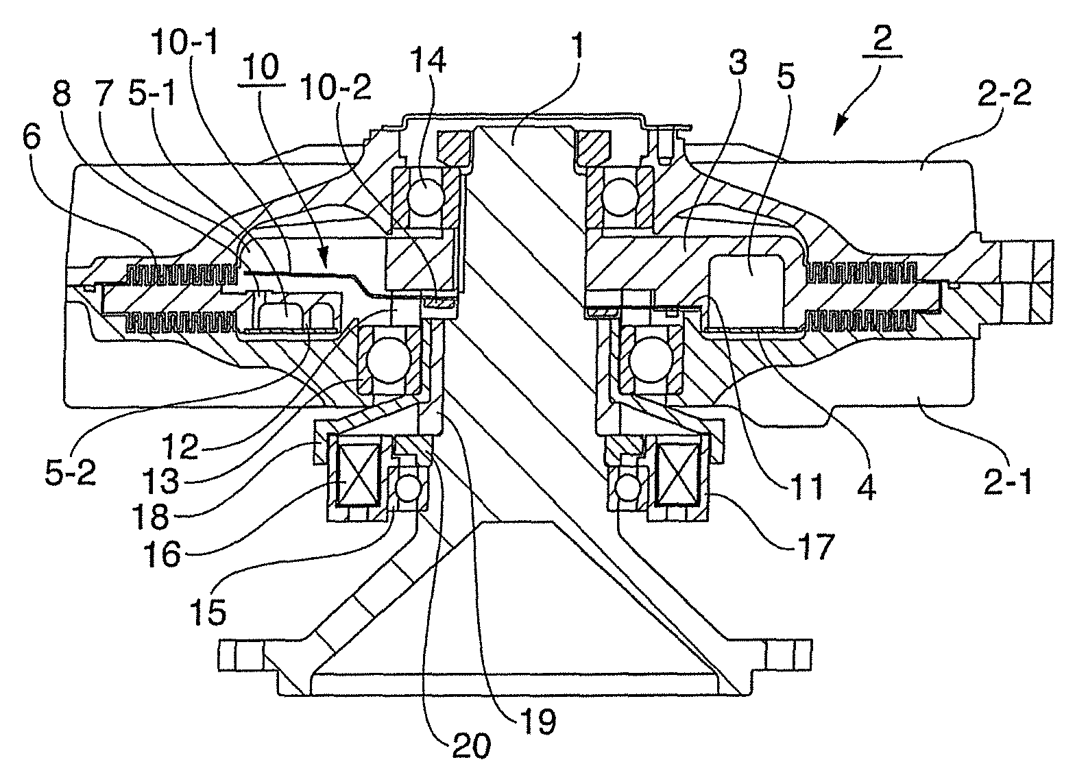 External-control type fan clutch device