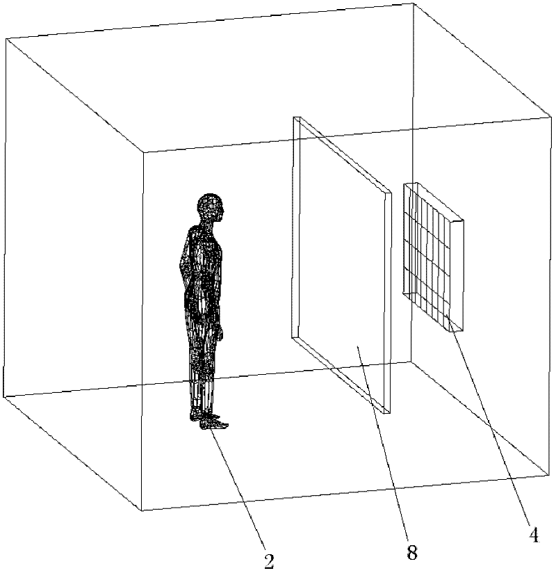 High-temperature protective clothing testing experiment system based on thermal manikin