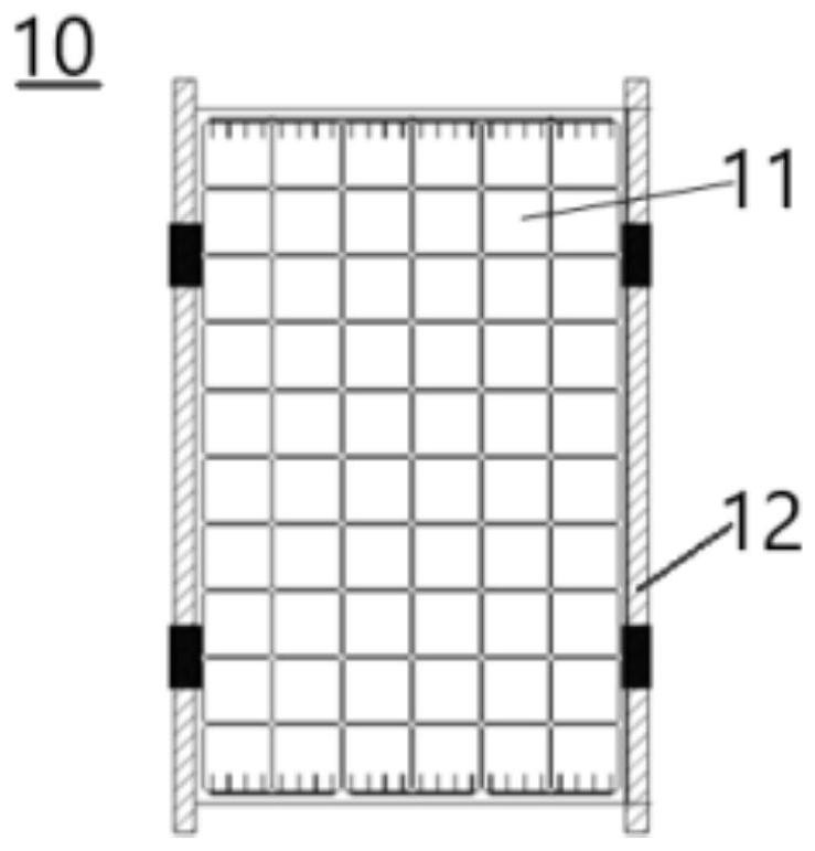 Single glass solar module and preparation method thereof